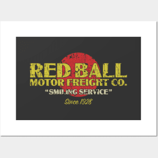 Red Ball Motor Freight Co. 1928 Posters and Art